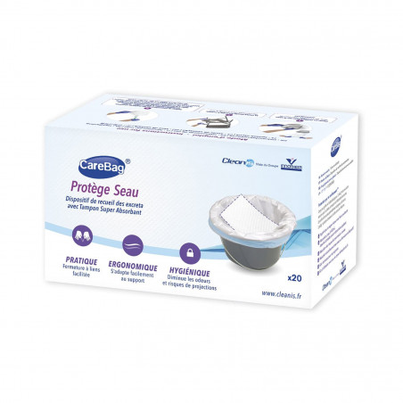 Protège seau chaise percée CareBag Cleanis