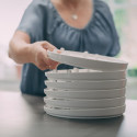 Assiette antidérapante utilisable à une main
