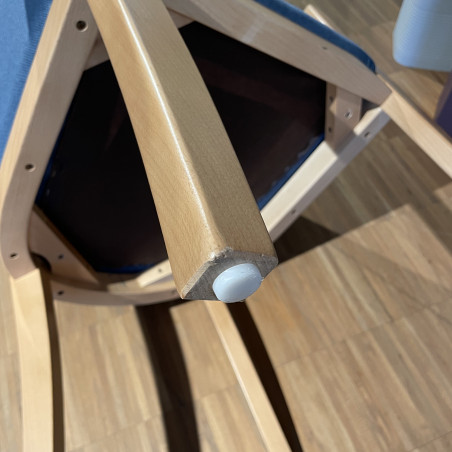 Fauteuil bridge en hêtre massif HOIA