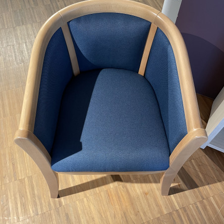 Fauteuil bridge en hêtre massif HOIA
