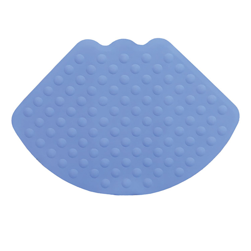 Tapis de bain incurvé, tapis de bain d'angle, antidérapant, absorbant