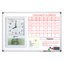 Tableau aide mémoire avec horloge simplifié VISO MEMODAY Tableau aide mémoire avec horloge simplifié VISO MEMODAY