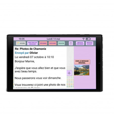 Tablette senior : La tablette facile - Facilotab