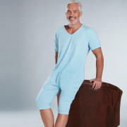 Grenouillère adulte mixte légère en Jersey