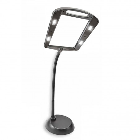 Lampe loupe sur pied
