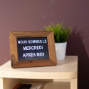 Cadre en bois pour horloge digitale Cadre en bois pour horloge digitale
