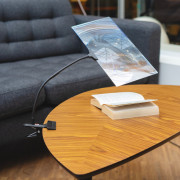 Loupe avec pince articulé flexible