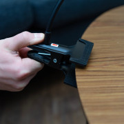 Loupe avec pince articulé flexible