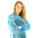 Blouse Visiteur - surblouse non tissé PPSB poignets Jersey - Sachet de 10 Blouse Visiteur - surblouse non tissé PPSB poignets Jersey - Sachet de 10