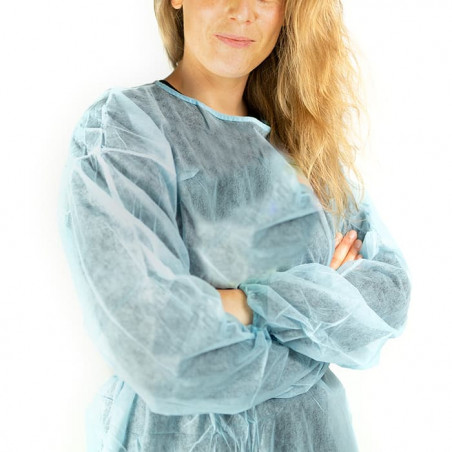 Blouse Visiteur - surblouse Non Tissée PPSB - Sachet de 10