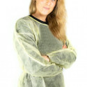 Blouse Visiteur - surblouse supérieure Non Tissée PPSB - Sachet de 10 Blouse Visiteur - surblouse supérieure Non Tissée PPSB - Sachet de 10