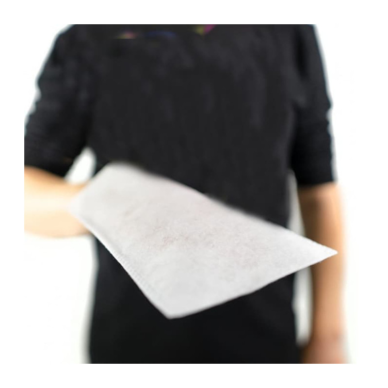 Gant de Toilette Imperméable Uni - 15 x 23 cm - Blanc - Sachet de 50 - Blanc