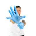 Gants d'Examen Jetables Hybride en Nitrile & Vinyle - Non poudrés - Boîte de 100 Gants d'Examen Jetables Hybride en Nitrile & Vinyle - Non poudrés - Boîte de 100
