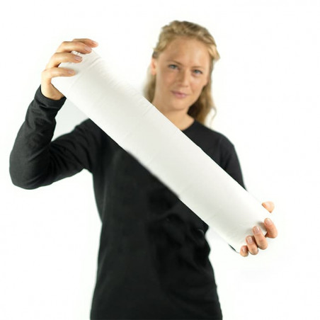 Drap Examen Blanc Lisse - 80 x 190 cm - 30 Formats - Lot de 6 rouleaux