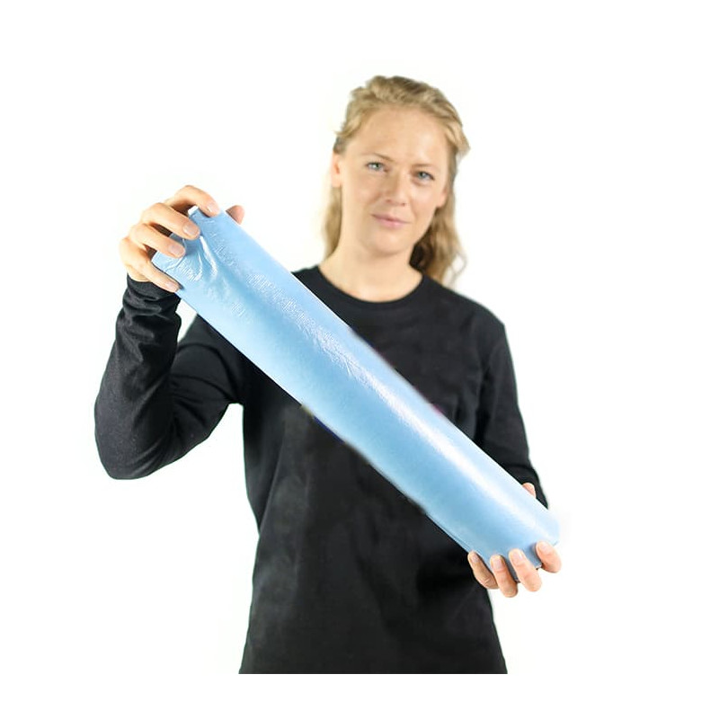 Drap Examen Plastifié Bleu - 50 x 190 cm - 30 Formats - Lot de 12 rouleaux - Taille : 50 x 190 cm - Bleu - 50 x 190 cm