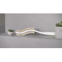 Brosse pour le corps à poils lisses