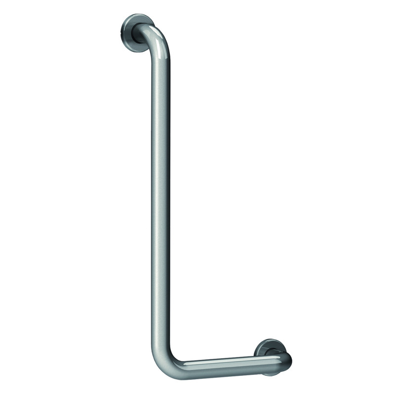 Barre d'appui 90° en acier - Argent - 150 kg