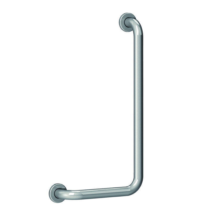 Barre d'appui 90° en acier - Argent - 150 kg