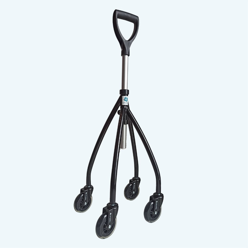 Déambulateur à une main Wheeleo - Noir - 120 kg
