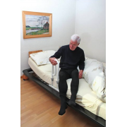 Barre d'appui de lit compact avec sangle