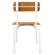 Chaise de douche design en bois