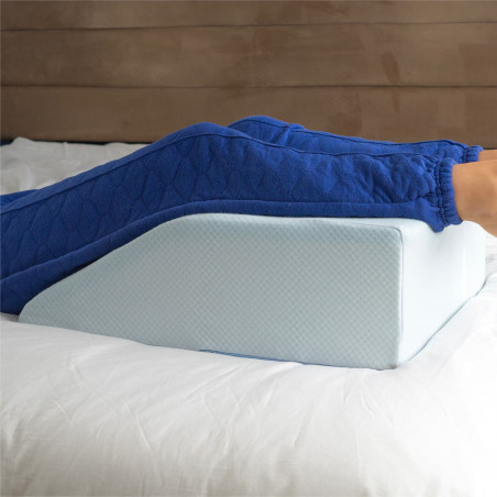 Coussin cale-pieds en mousse à mémoire de forme