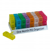 Pilulier mensuel multicolore