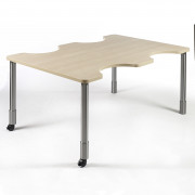 Table PMR 4 places pour fauteuil roulant