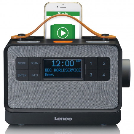 Radio/Lecteur senior simple sur batterie
