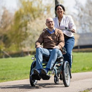 Vélo avec chaise roulante O'Pair - Van Raam