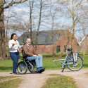 Vélo avec chaise roulante O'Pair - Van Raam