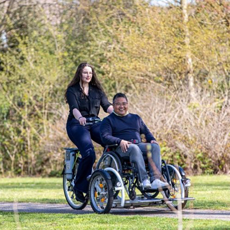 Tricylce de transport pour fauteuil VELOPLUS