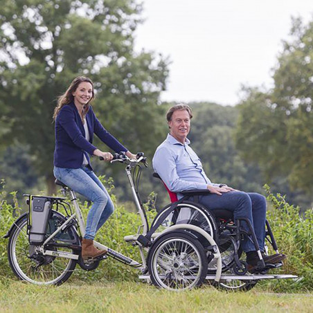 Tricylce de transport pour fauteuil VELOPLUS