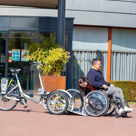 Tricylce de transport pour fauteuil VELOPLUS