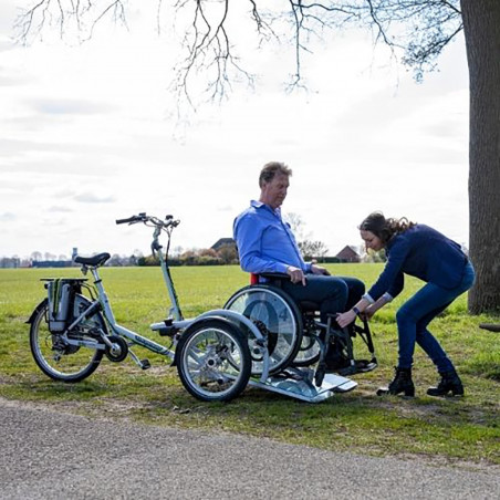 Tricylce de transport pour fauteuil VELOPLUS