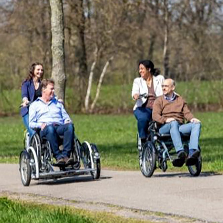 Tricylce de transport pour fauteuil VELOPLUS