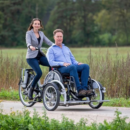 Tricylce de transport pour fauteuil VELOPLUS