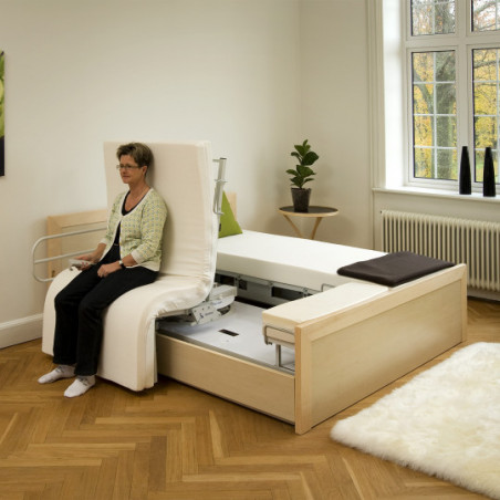 Lit médicalisé rotatif Rotoflex E double pour couple Modèle d'exposition
