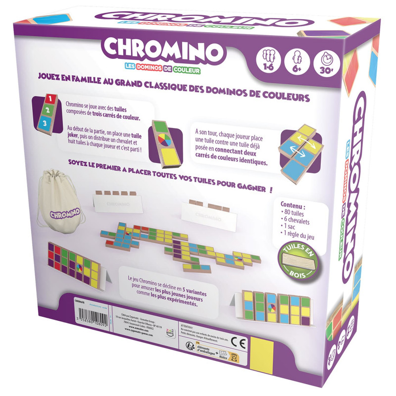 BS Toys Jeu De Dominos Triangles Colorés GA319 – 2-6 Joueurs, Dès 4 Ans – Réflexion Et Agilité