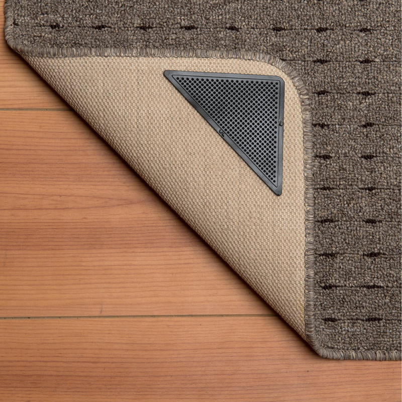 Coins antidérapants pour tapis - lot de 8
