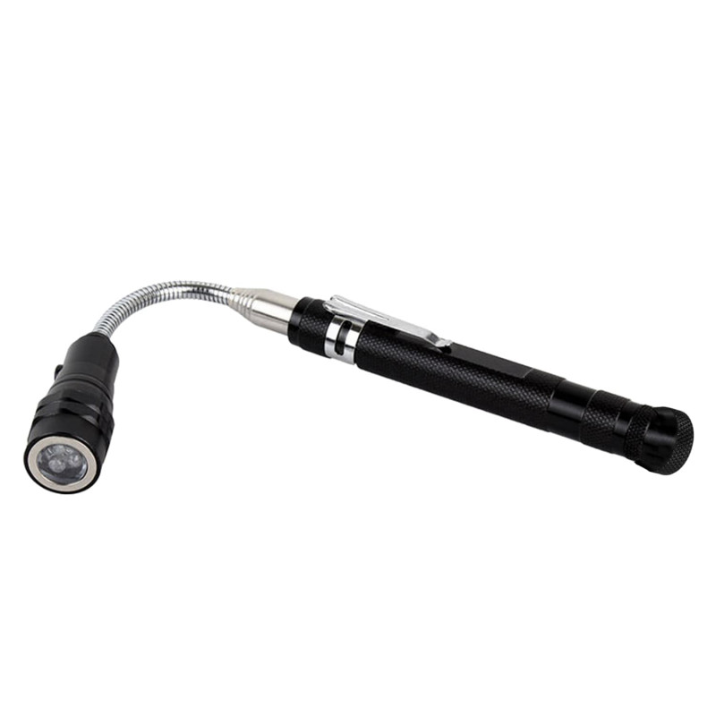 Lampe télescopique à tête flexible - 17 à 56 cm