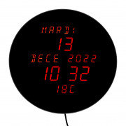 Horloge calendrier LED...