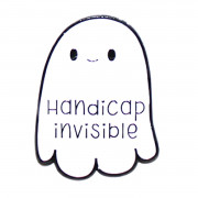 Pin's pour handicap invisible - Tous Ergo