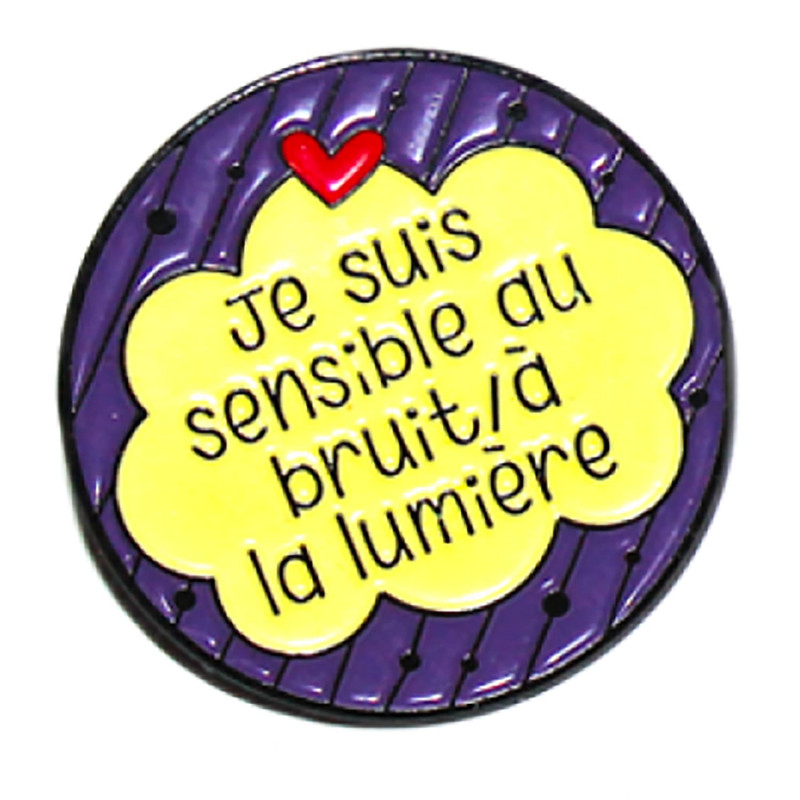 Pin's pour handicap invisible - 3 cm