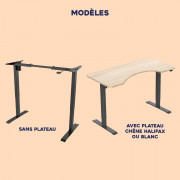 Bureau électrique à hauteur variable Aplós