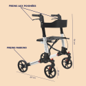 Déambulateur 4 roues ErgoClick