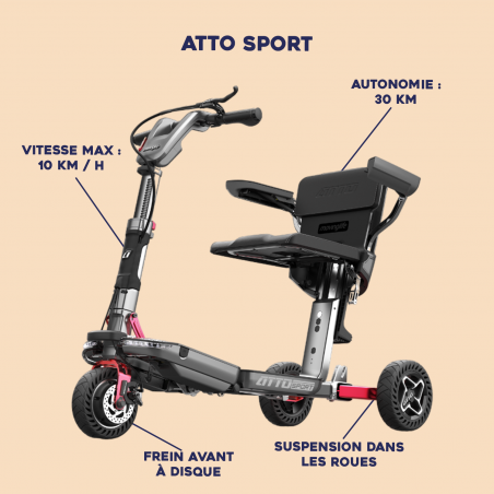 Scooter électrique pliable ATTO Scooter électrique pliable ATTO