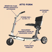 Scooter électrique pliable ATTO
