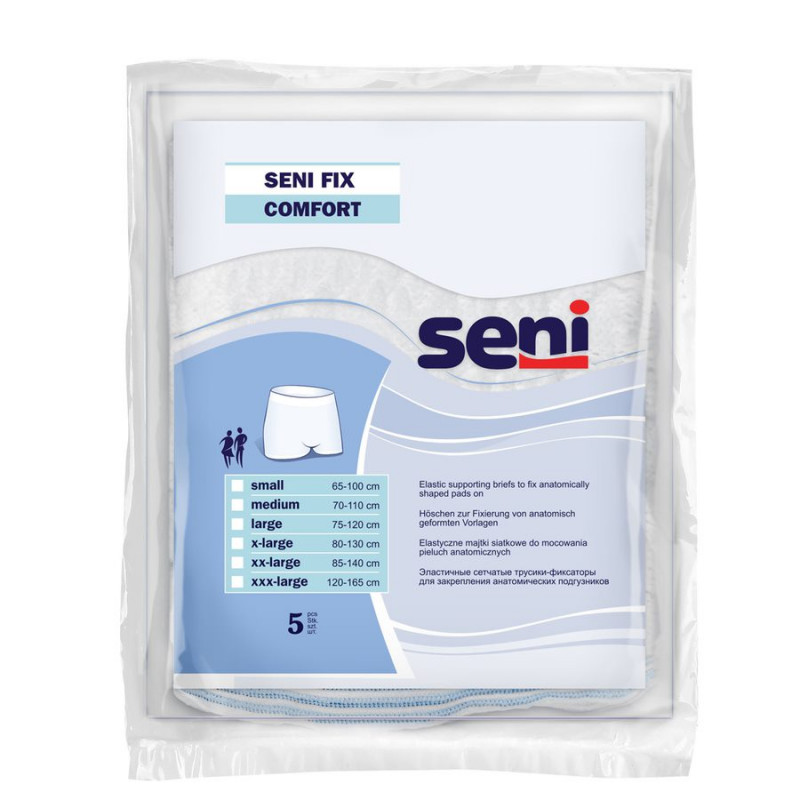10 paquets - Slip de maintien SENI FIX COMFORT - Taille M - 50 unités