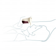 Verre ergonomique - bec pour boire allongé